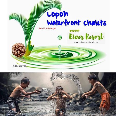 Lopoh Waterfront Budget Chalets Villa ฮูลูลางัต ภายนอก รูปภาพ