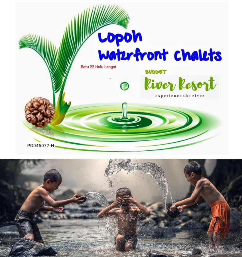Lopoh Waterfront Budget Chalets Villa ฮูลูลางัต ภายนอก รูปภาพ